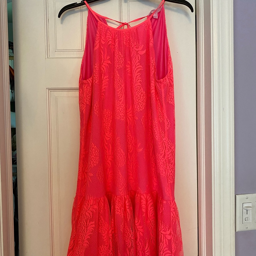 Pink Pineapple Lace Lilly Dress